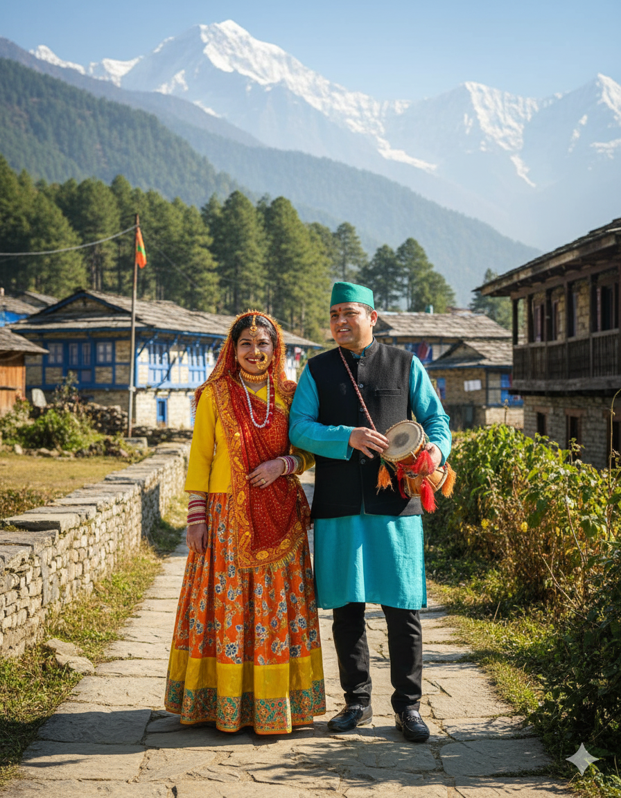 Pahadi Dresses & Traditional Wear