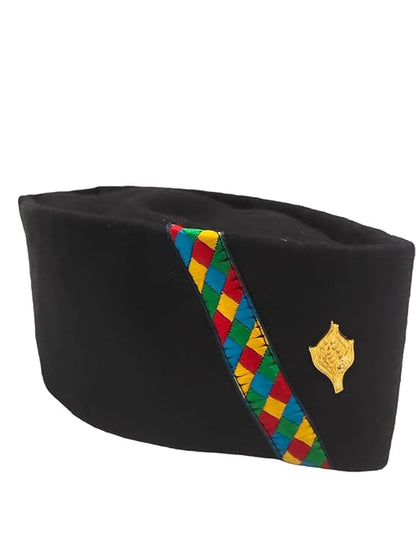 Woolen Pahadi Topi – Traditional Kumaoni Cap
