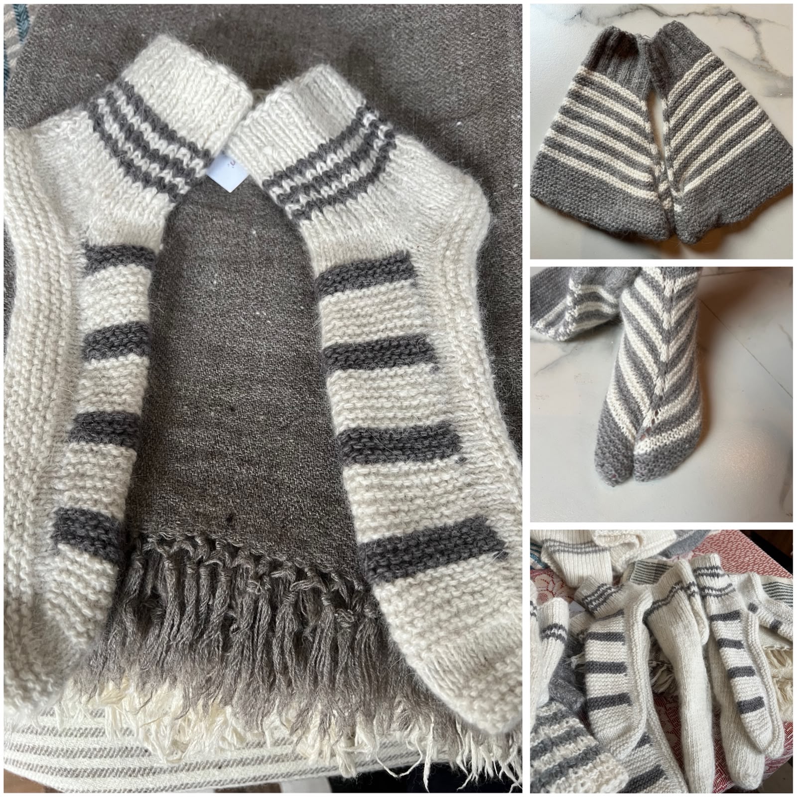 Handmade Angora Wool Socks crafted from pure rabbit wool by women artisans in Darkot Village, Munsyari, Uttarakhand.