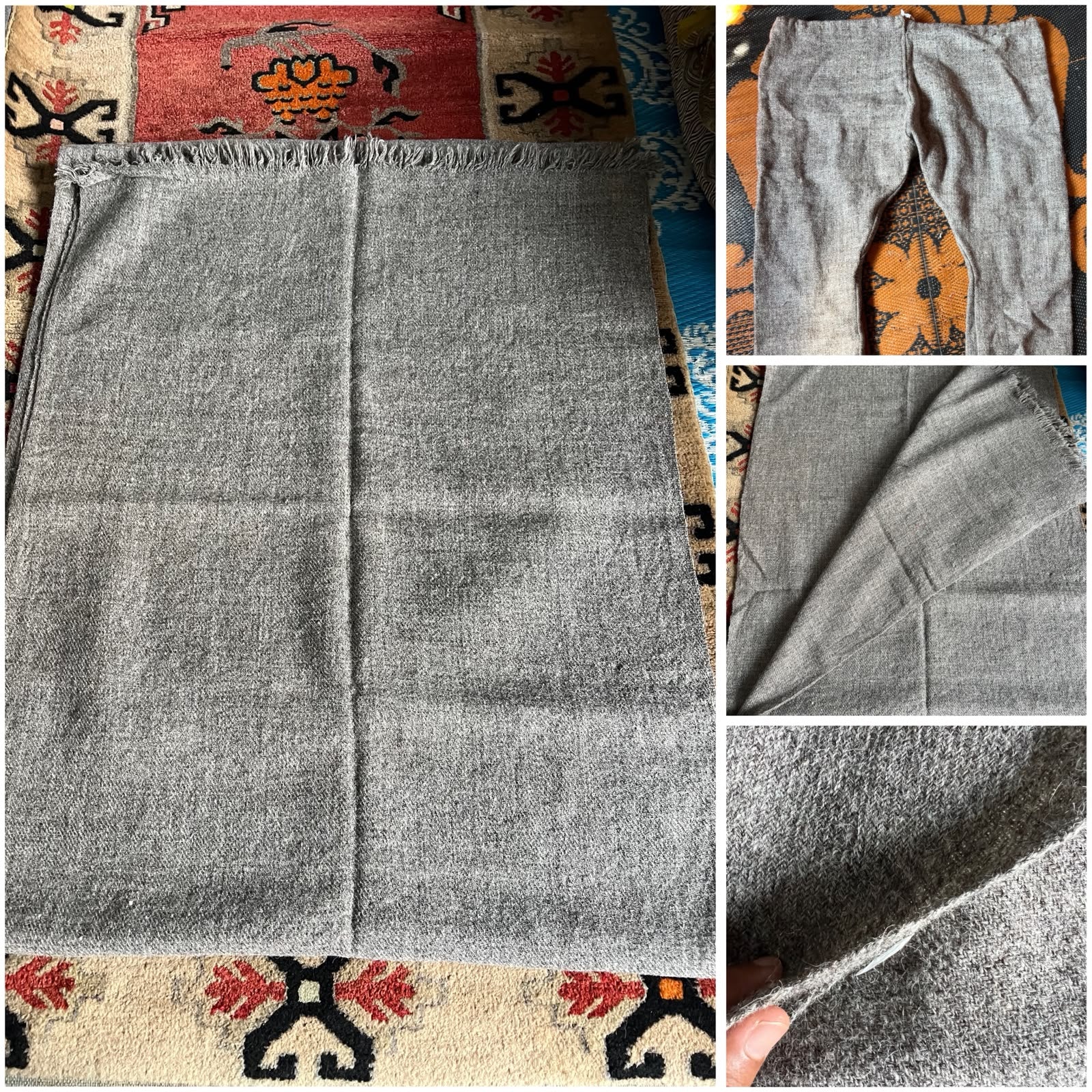 Handwoven Himalayan Pattu Fabric made from 100% sheep wool by women artisans in Darkot Village, Munsyari, Uttarakhand.